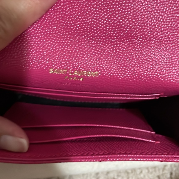 FINAL PRICE- YSL pink small envelope wallet - Picture 7 of 10